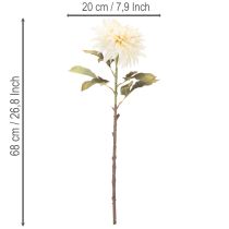 kohteita Keinotekoinen daalia maljakkoon 68cm
