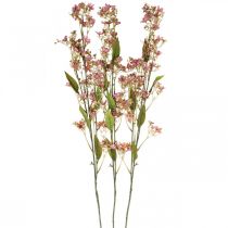 kohteita Koristeellinen haara kukkia keinotekoinen vaaleanpunainen Daphne haara 110cm 3kpl 3kpl