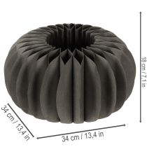 kohteita Kurpitsa-hunajakennopaperipöytäkoriste, kokoontaitettava, pyöreä, 34 cm, 2 kpl