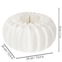 kohteita Paperikoristepallo, moderni kurpitsakoriste, hunajakennopaperia, 34 cm, 2 kpl