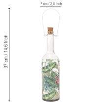 kohteita Koristeellinen LED-flamingo-pullo 37,5 cm lämmin valkoinen 2 kpl