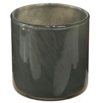 kohteita Koristeellinen lasiistutin vihreä vaaleanharmaa harmaa H10cm 3 kpl