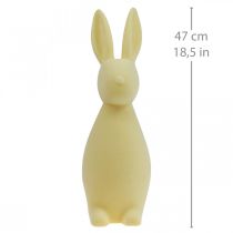 kohteita Koristeellinen pääsiäispupu – 2. valinta – Flocked Yellow H47cm