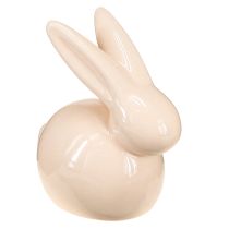 kohteita Koristeellinen pupu, keltainen, vihreä, ruskea, moderni keraaminen pääsiäishahmo, 8,5 cm, 3 kpl