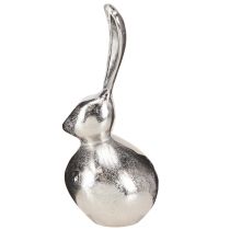 kohteita Koristeellinen Rabbit Metal pääsiäinen hopeisena pyöreänä Ø12cm K25cm
