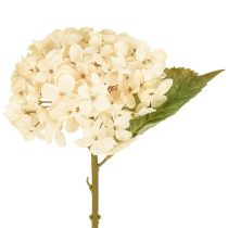 kohteita Koristeelliset hortensiat keinotekoiset kermanväriset silkkikukat 34cm 2kpl