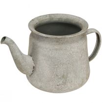 kohteita Koristeellinen kattila metallinen vintage teekannu harmaa 24×14×14cm