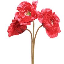 kohteita Deco Poppy Suuret tekokukat Punaiset Unikot 88cm 3 Kpl