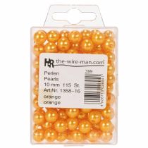 kohteita Koristehelmet Ø10mm oranssi 115 kpl