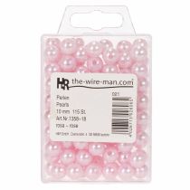 kohteita Koristehelmiä Ø10mm pinkki 115 kpl
