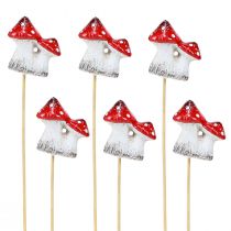 kohteita Koristeelliset sienet kukkatulpat keraamiset myrkkysienet 6cm 6 kpl