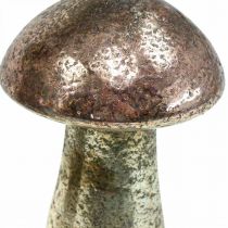 Deco sienet lasi pinkki pöytäkoristelu syksy Ø6,5cm K10cm 3kpl
