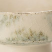 kohteita Koristeellinen keraaminen kulho, kermanharmaa-vihreä, Ø20cm, K16cm
