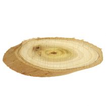 Koristeelliset viipaleet puusta soikea 9-12cm 500g