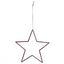 kohteita Koristeellinen tähtimarjajoulukoriste, riippuva glitter Ø18cm, 8-osainen setti