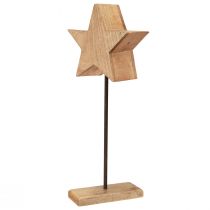 kohteita Koristeellinen tähtipuu tikun pohjassa vihreä ruskea 20x9,5x50cm