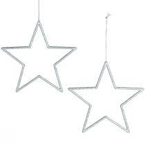 kohteita Koristeellinen tähtihopea joulukuusikoristeet glitter Ø12cm 12 kpl