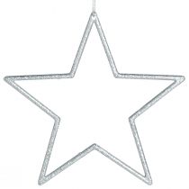 kohteita Koristeellinen tähtihopea joulukuusikoristeet glitter Ø12cm 12 kpl