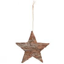 kohteita Koristeelliset tähdet ripustettavaksi männyn mäntytähdet natural 15cm 4 kpl