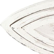 kohteita Koristeellinen tarjotin Puu Kala Valkoinen Natural L30/40/50cm 3 kpl setti