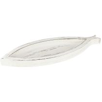 kohteita Koristeellinen tarjotin Puu Kala Valkoinen Natural L30/40/50cm 3 kpl setti