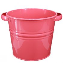 kohteita Koristeruukun pinkki metallinen kukkaruukun kahvat 31x26x 21,5cm