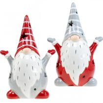 kohteita Deco Gnome Tea Light Teline Christmas H18cm 2kpl