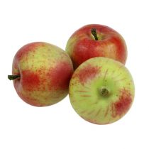 Koristeellinen omenanpunainen, vihreä Ø6cm 6kpl