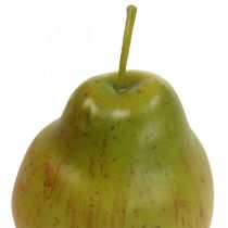 Deco päärynänvihreä punainen, deco hedelmä, ruokanukke 11cm