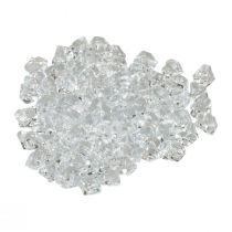 Koristejääpalat, tekojääkuutiot, akryyli, läpinäkyvä, 1 cm, 200 g