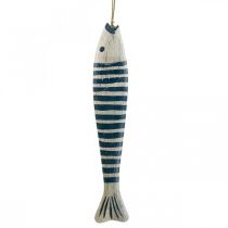 kohteita Deco kalapuu Puinen kala ripustettavaksi Tummansininen K57,5cm
