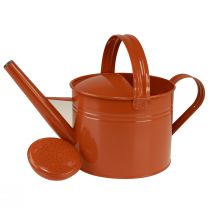 kohteita Koristeellinen kastelukannu metallinen istutuskone oranssinruskea H26cm 5L