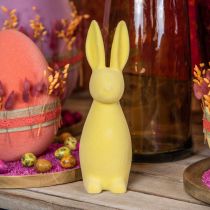 kohteita Koristeellinen pääsiäispupu – 2. valinta – Flocked vaaleankeltainen K29,5cm 2 kpl