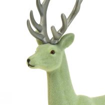 kohteita Koristeellinen hirviporo jouluhahmo vihreä harmaa K37cm