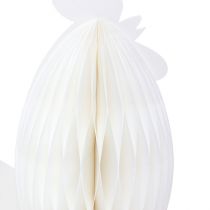 kohteita Koristeellinen kanankukon hunajakennopaperi valkoinen oranssi 7,5×4,5×8cm 6 kpl