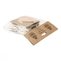 kohteita Koristeellinen kanankukon hunajakennopaperi valkoinen oranssi 7,5×4,5×8cm 6 kpl