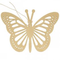 Deco perhoset deco henkari beige/pinkki/keltainen 12cm 12kpl
