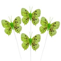 kohteita Koristeelliset perhoset vihreät 8cm 6kpl