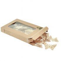 kohteita Koristeperhoset metalliriippuva koriste kulta 5cm 30 kpl