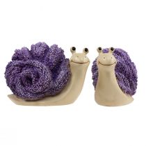 kohteita Koristeetanat koristefiguurit violetti beige laventeli 12cm 2kpl