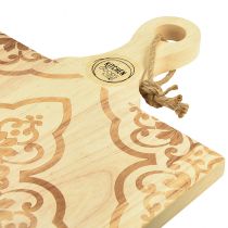 kohteita Koristeellinen leikkuulauta suorakaiteen muotoinen mangopuutarjotin 33×29cm