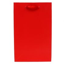 Koristeellinen laukku lahjalle punainen 12cm x19cm 1p