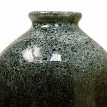 Koristemaljakoita, keraamisia maljakoita pyöreä sarja H9,5cm Ø8cm 3kpl