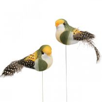 Deco linnut minilintu lankajousikoriste 3×6cm 12kpl