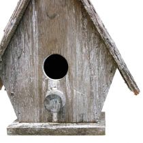 kohteita Koristeellinen lintumaja ripustettavaksi Birdhouse Deco Grey H22cm