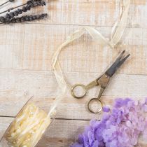 kohteita Koristeellinen helminauha, kermanvärinen, 20 mm, 5 m