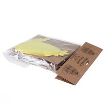 kohteita Koristefiguurit hunajakenno kanan keltainen vihreä violetti 18,5x12x20cm 3kpl