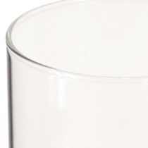 kohteita Koristelasi, pöytäkoristeet, kukkamaljakko väritön Ø9cm K15cm