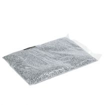kohteita Koristeelliset rakeiset hopeakoristekivet 2mm - 3mm 2kg