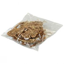 kohteita Deco ripustin puinen gingko deco gingko lehtikulta 5x6,5cm 12 kpl